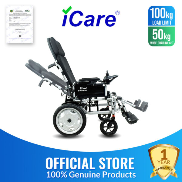 iCare E510 Power Heavy Duty  Adjustable Electric Wheelchair